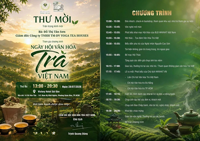 Trà Hương B'Lao tham dự Ngày hội Văn hóa Trà Việt Nam
